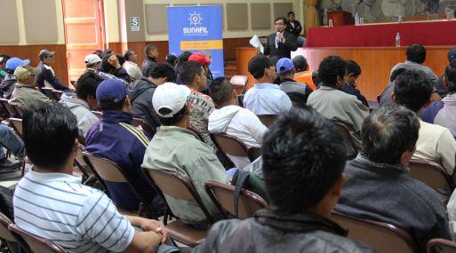 Seminario de capacitación organizado por Sunafil.